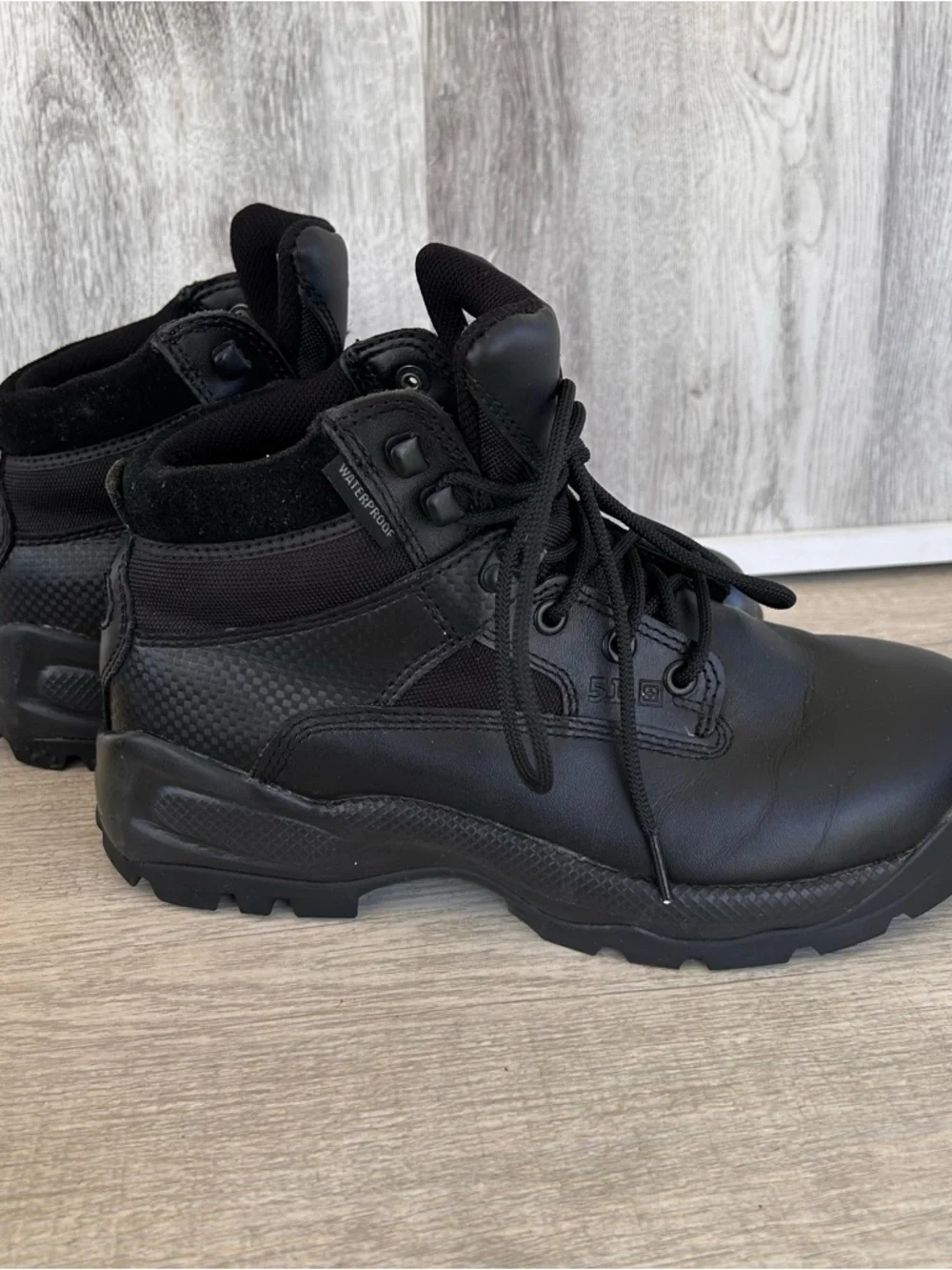 5.11 Tactical Boots A.T.A.C.  6” Storm Boots Mens US 10 R Black Lightweight